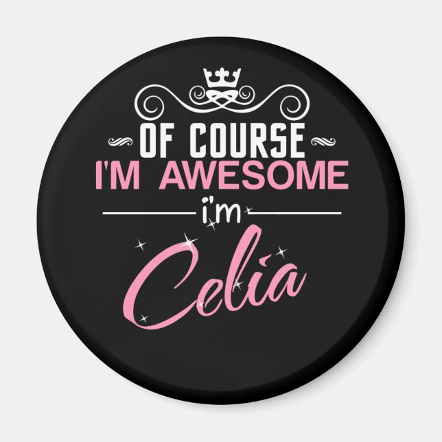 Celia Självklart är jag Fantastisk Celia Magnet (Framsidan)