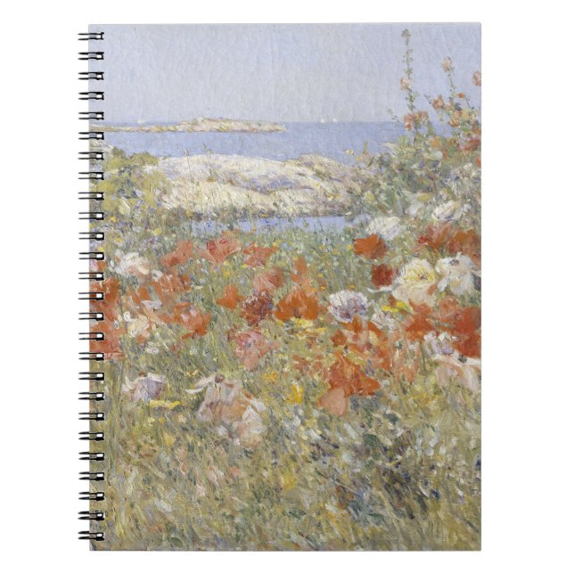 Celia Thaxters Garden av Frederick Childe Hassam Anteckningsbok Med Spiral (Framsidan)