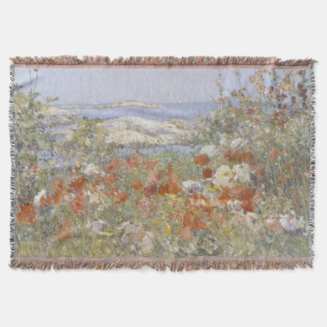 Celia Thaxters Garden av Frederick Childe Hassam Filt (Framsidan)