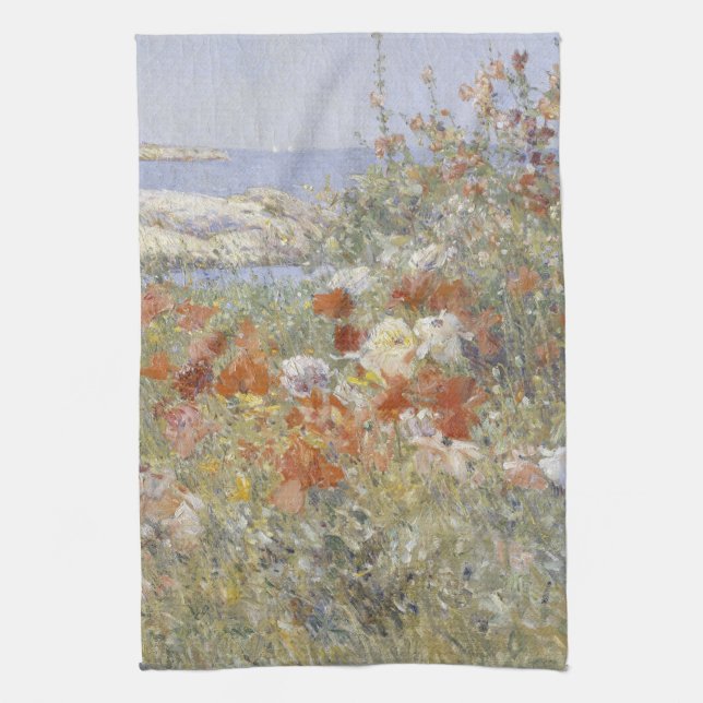 Celia Thaxters Garden av Frederick Childe Hassam Kökshandduk (Vertikal)