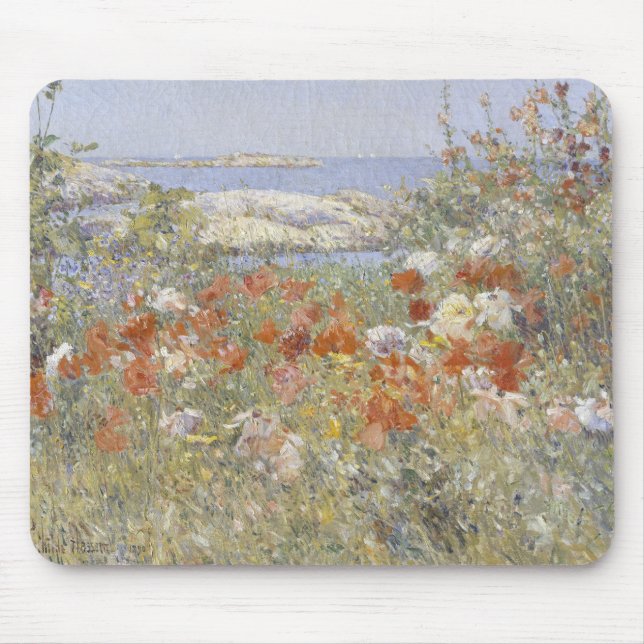 Celia Thaxters Garden av Frederick Childe Hassam Musmatta (Framsidan)