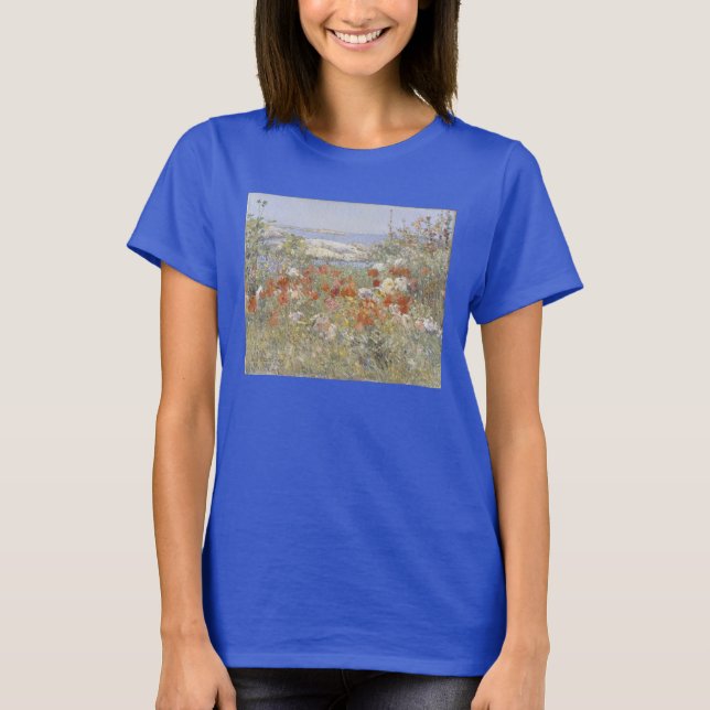 Celia Thaxters Garden av Frederick Childe Hassam T Shirt (Framsida)