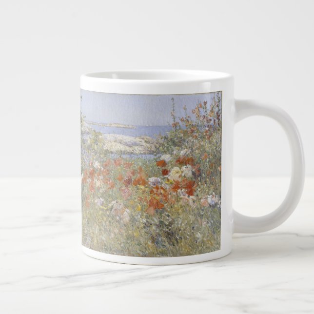 Celia Thaxter's trädgård av Frederick Childe Hassa Jumbo Mugg (Höger)