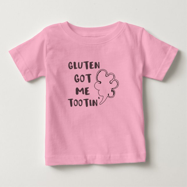 Celiac Awareness Gluten Har Me Tootin T Shirt (Framsida)