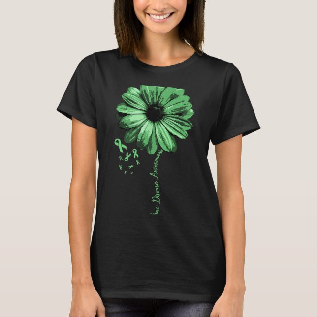 Celiac Disease Awareness Cluten Warrior Pretty Gif T Shirt (Framsida)