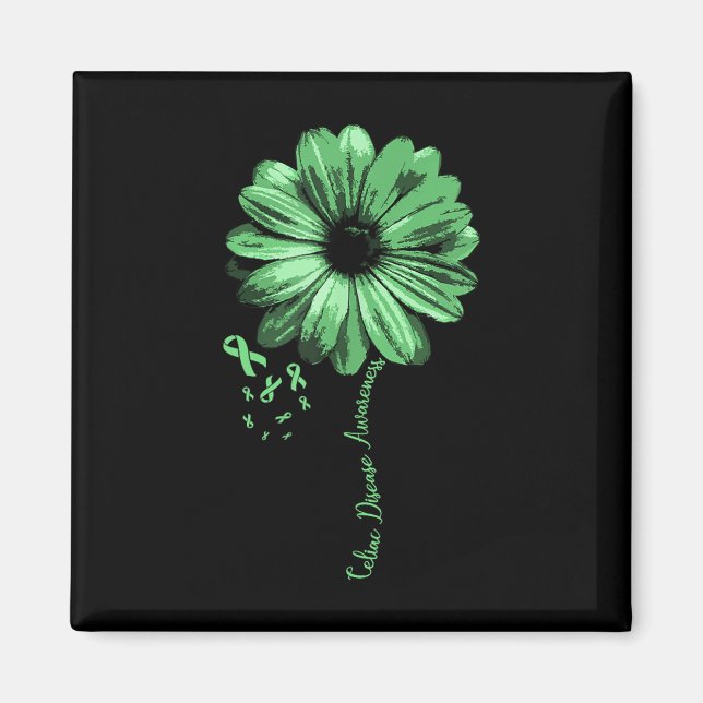 Celiac Disease Awareness Cluten Warrior Söt Gif Magnet (Framsidan)