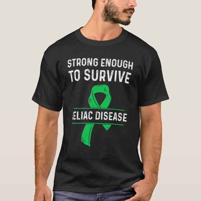 Celiac Disease Awareness Survivor Warrior 8 T Shirt (Framsida)