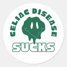 Celiac Disease Sucks Runt Klistermärke