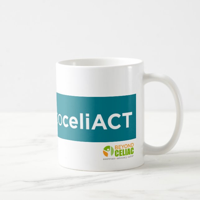 Celiac #itstimetoCeliACTmugg för det okända Kaffemugg (Höger)