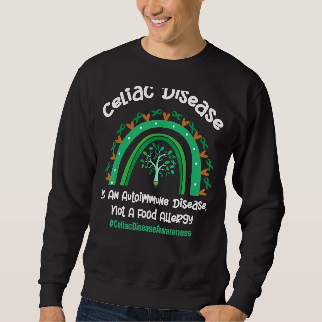 Celiacesjukdom är en autoimmun sjukdom som inte är lång ärmad tröja (Framsida)