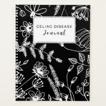 Celiaki Månadsjournal - Svart & Vitt