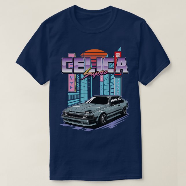 Celica Supra MK2 XX MORSA60 A60-grafik T Shirt (Design framsida)