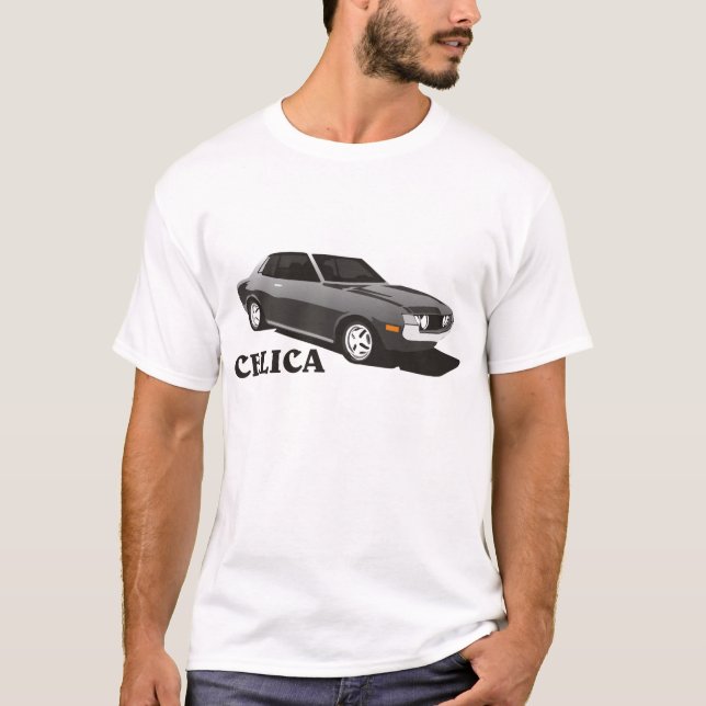 Celica TA/RA Black Tee Shirt (Framsida)