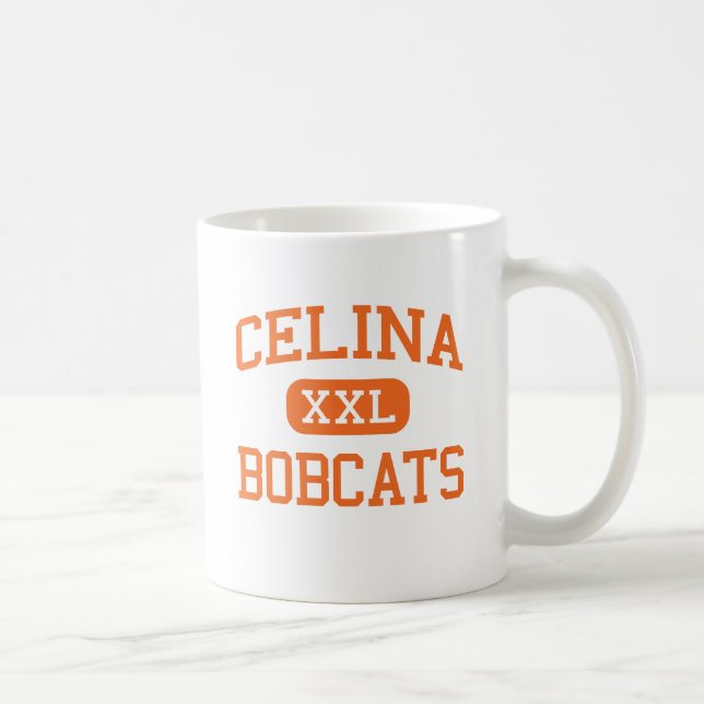 Celina - Bobcats - junior - Celina Texas Kaffemugg (Höger)