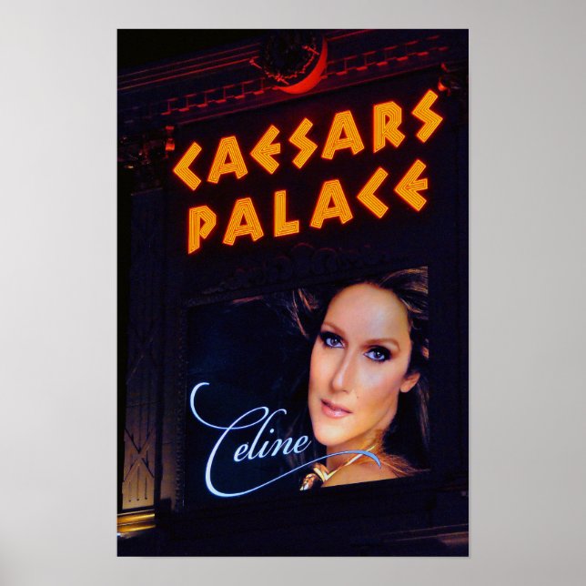 Celine Dion Caesars Palace Las Vegas America Poster (Framsidan)