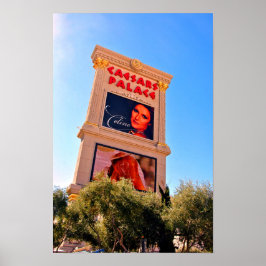 Celine Dion Caesars Palace Las Vegas America Poster