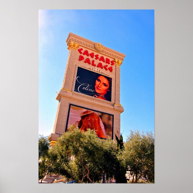 Celine Dion Caesars Palace Las Vegas America Poster (Framsidan)