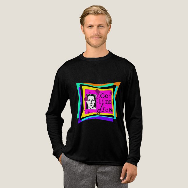 Celine Dion - popkonst T Shirt (Hel framsida)