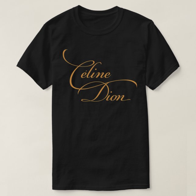 Celine singer best logotyp Classic T-Shirt (Design framsida)