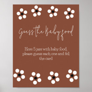 Celito Lindo Mexican Baby Shower Game Poster