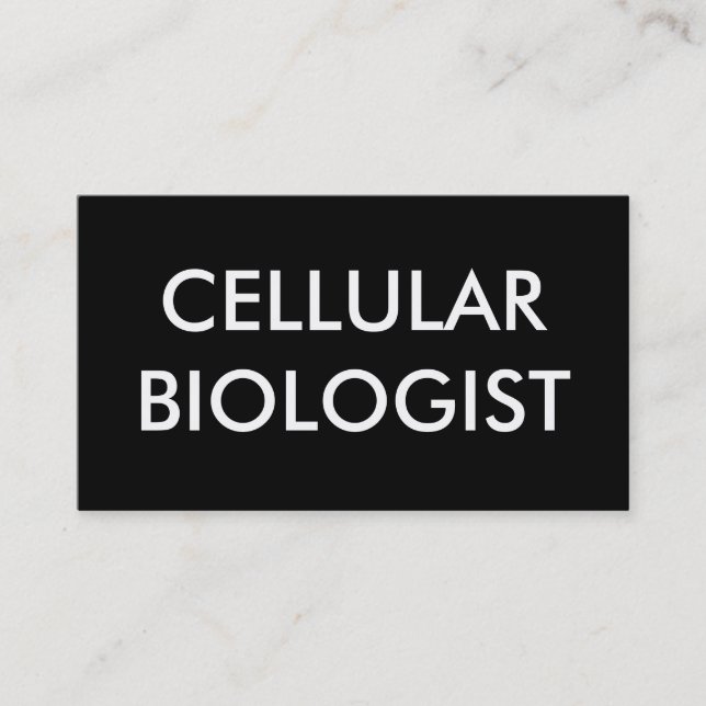 cell- biolog visitkort (Framsida)