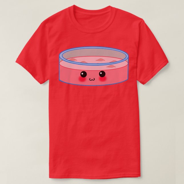 Cell Culture Petri Dish T Shirt (Design framsida)