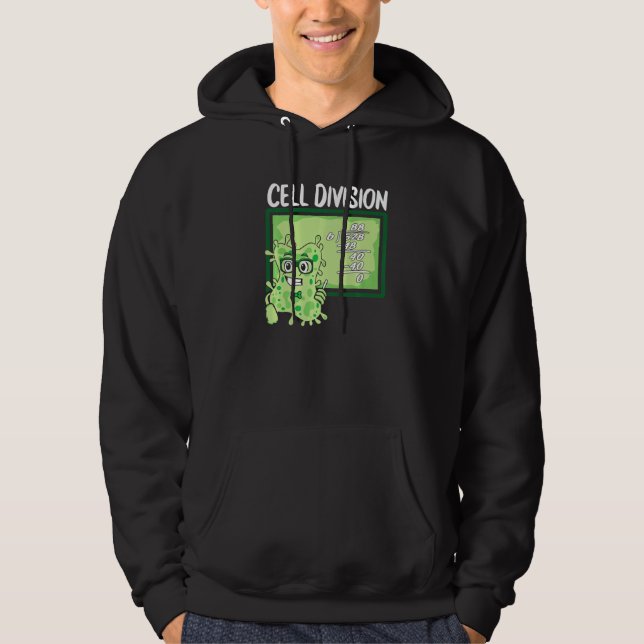 Cell Division  Science Scientist Biologist Kids Bi Hoodie (Framsida)