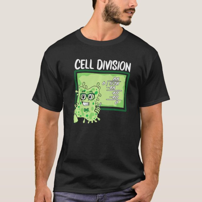Cell Division  Science Scientist Biologist Kids Bi T Shirt (Framsida)