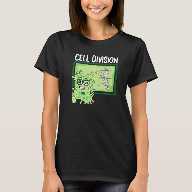 Cell Division  Science Scientist Biologist Kids Bi T Shirt (Framsida)