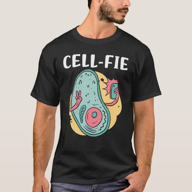 Cell fie Biology Cell Mobilare Witty Sarcasm Meme  T Shirt (Framsida)