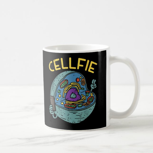 Cell Fie Funny Science Biology Teacher Kaffemugg (Höger)