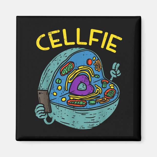 Cell Fie Funny Science Biology Teacher  Magnet (Framsidan)