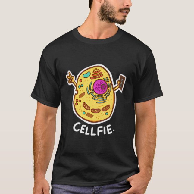 Cell-Fie Science Biology T Shirt (Framsida)