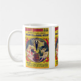 Cell för vintageHarry Houdini fängelse & Kaffemugg