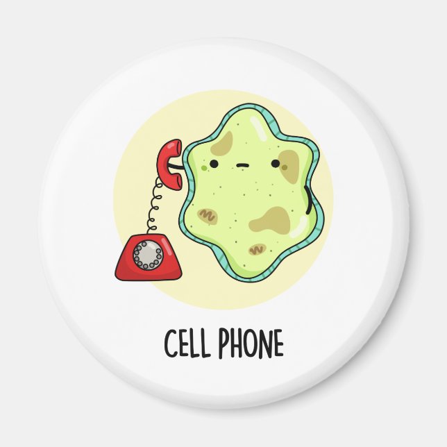 Cell Mobil Funny Biology Science Pun Magnet (Framsidan)