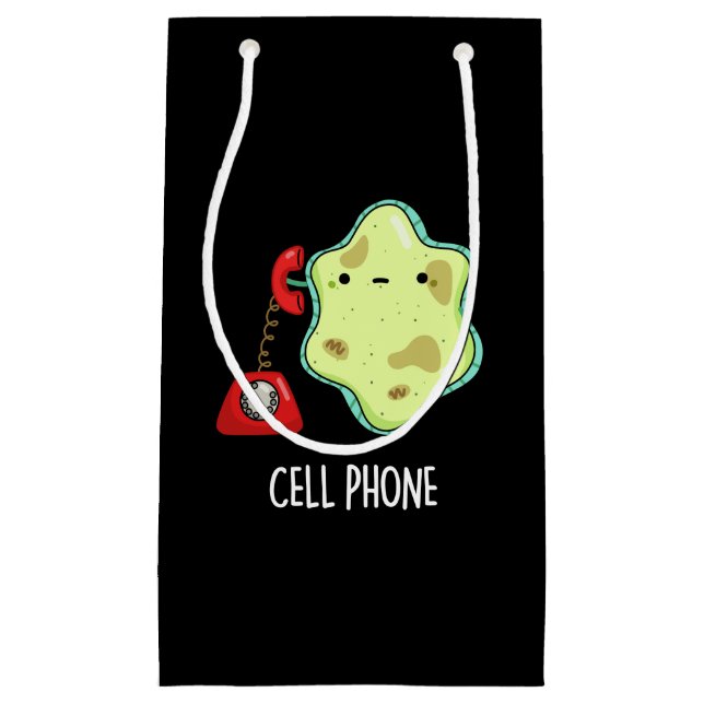 Cell Mobil Funny Biology Science Pun Mörk BG (Framsidan)