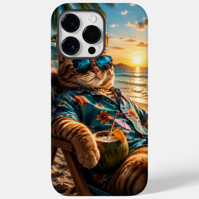 Cell Phone Case Funny Cat v4.04 (Baksida)