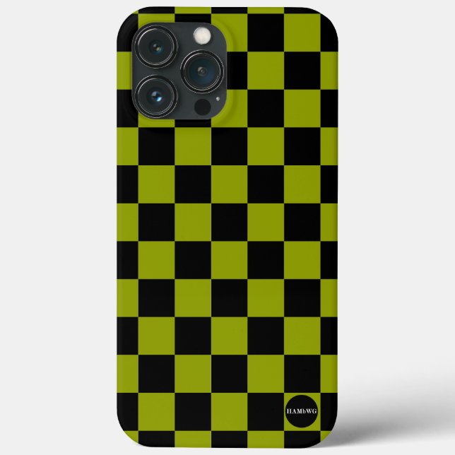Cell Phone Case - HAMbyWG-Checkers (Baksida)