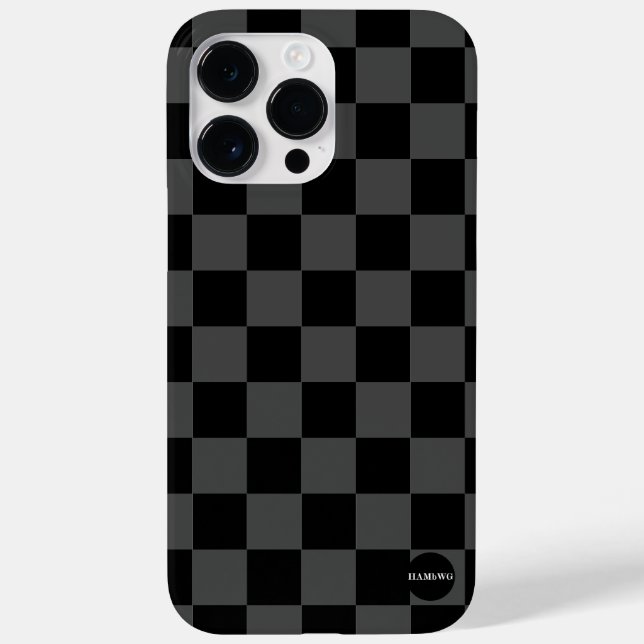 Cell Phone Case - HAMbyWG-Checkers (Baksida)
