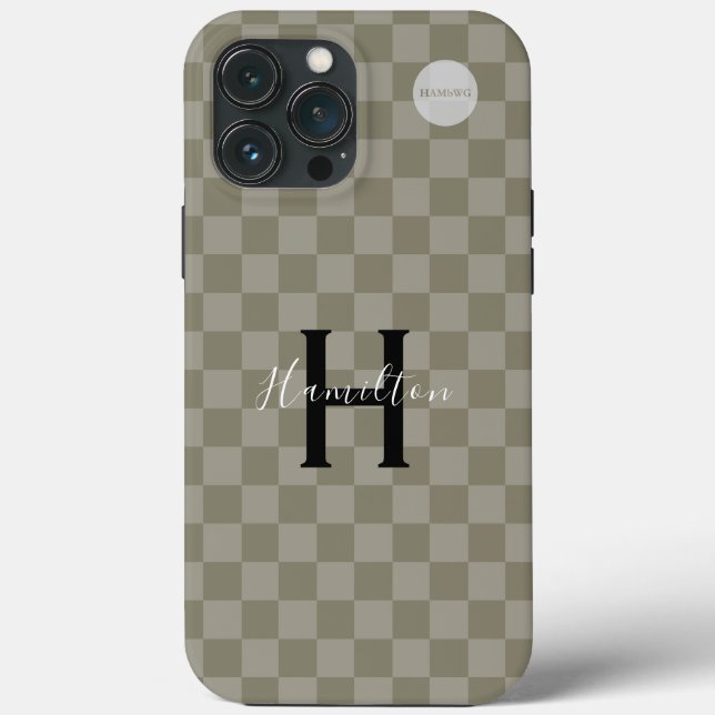 Cell Phone Case - HAMbyWG - Checkers (Baksida)
