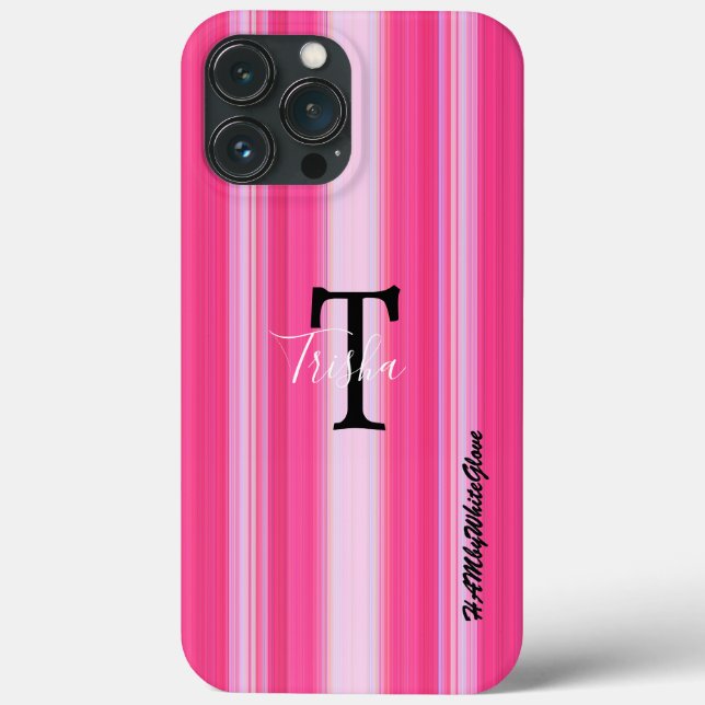 Cell Phone Case - HAMbyWG - Rosa och Grått (Baksida)