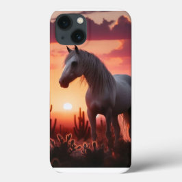 Cell Phone Case, Iphone, Sunset Vild Horse