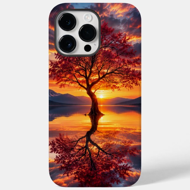 Cell Phone Case Sunset (Baksida)