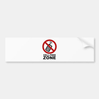 Cell Phone Free Zone Bildekal