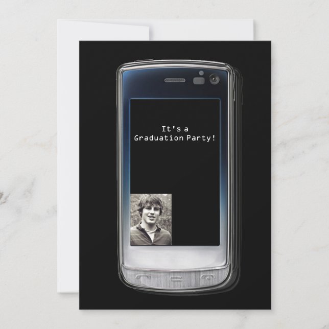 Cell PhoneParty-inbjudan Inbjudningar (Framsida)