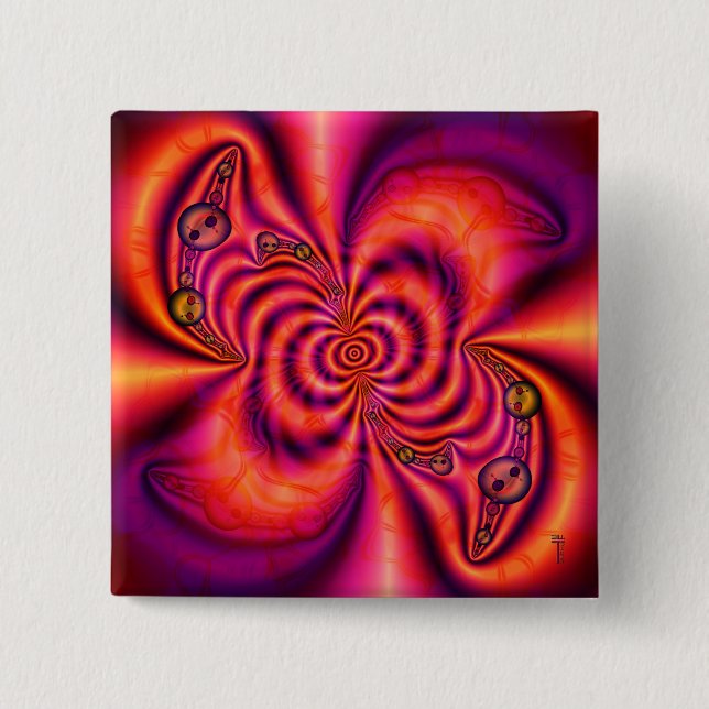 Cell- spiral knäppas knapp (Framsida)