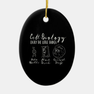 Cellbiologi - naveleek julgransprydnad keramik