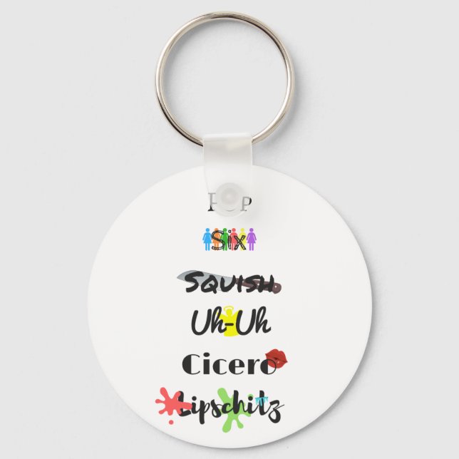 Cellblockera Tango-nyckelkedja Nyckelring (Framsida)