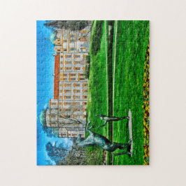 Celle slott Tyskland. Pussel