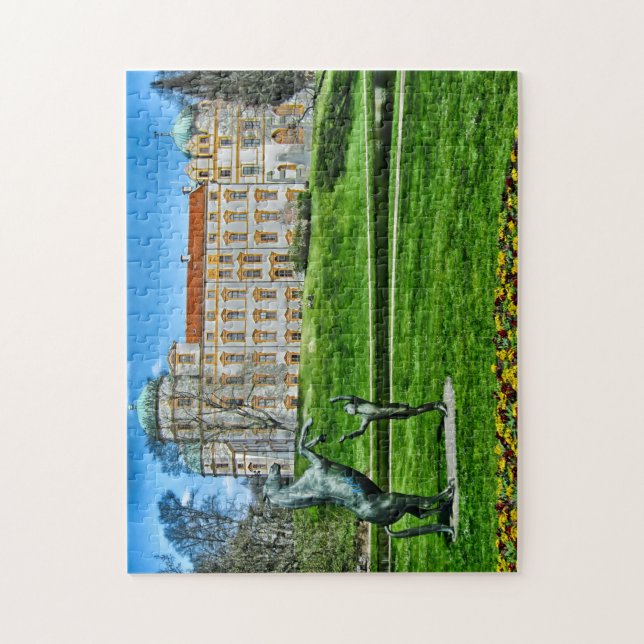 Celle slott Tyskland. Pussel (Vertikal)